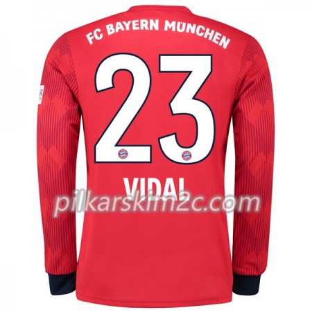 Koszulka Bayern Monachium Vidal 23 Główna 2018-2019 - Koszulki Piłkarskie(L/S)